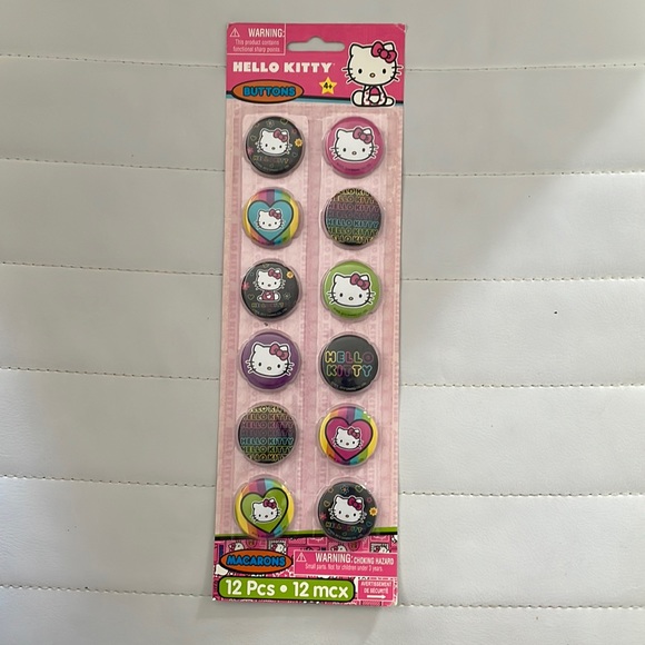 Hello Kitty Accessories Hello Kitty Buttons 2 Pieces Poshmark